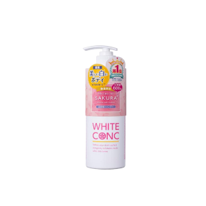 WHITE CONC-美白身體沐浴露- 限量版櫻花味 600ml (7241) 平行進口