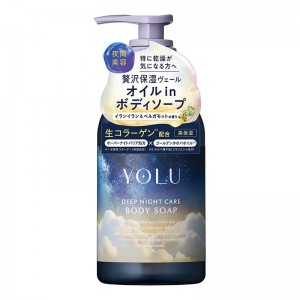 YOLU 夜間深層護理 精油沐浴露 依蘭&佛手柑香 440ml-2838