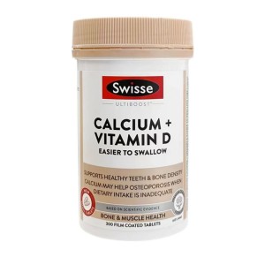 Swisse - [細粒] Ultiboost 檸檬酸鈣 + 維他命 D 迷你丸 / mini裝鈣片 300粒 [平行進口]