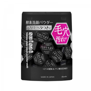 Kanebo - Kanebo Suisai 黑炭泥淨透酵素洗顏粉 32粒 （4973167030141）