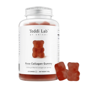 Unichi Teddi Lab 玫瑰果膠原蛋白小熊軟糖 60粒 玫瑰果味