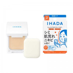 SHISEIDO資生堂 IHADA 防曬UV粉餅 敏感肌藥用 SPF 40 PA++++ 9g-4235