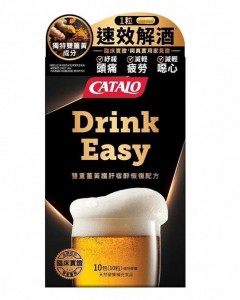 CATALO  Drink Easy 雙重薑黃護肝宿醉恢復配方 10粒 -21551