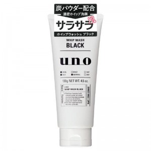 資生堂 - UNO 黑碳強效控油深層清潔男士洗面奶130g (黑色) （9675）