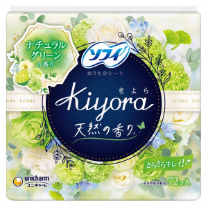 蘇菲 Kiyora 舒爽清香 衛生護墊 (青檸花香) 72片