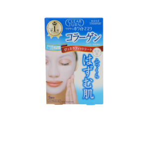 KOSÉ 高絲 膠原蛋白彈性面膜5片 藍色-8631