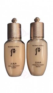 Whoo 和率極致再生爽膚水 25ml & 乳液 25ml套裝- 無盒