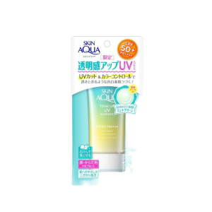 樂敦 - SKIN AQUA美肌亮膚防曬隔離霜SPF50 遮蓋泛紅 80G