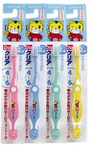 SUNSTAR - 日本巧虎 兒童牙擦 軟毛牙刷 4-6歲適用 ( 1支裝,隨機顏色)