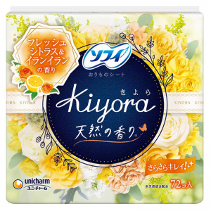 蘇菲 Kiyora 舒爽清香 衛生護墊 (柑橘花香) 72片